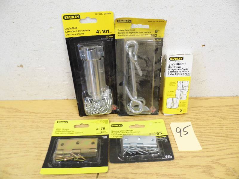 Assorted Stanley Hardware