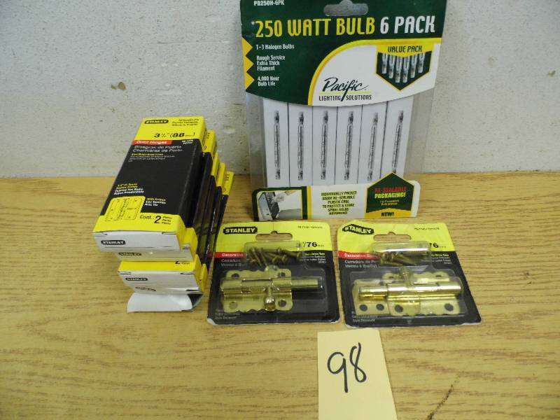 Assorted Stanley Hardware