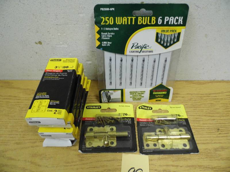 Assorted Stanley Hardware