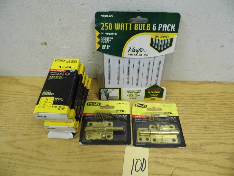 Assorted Stanley Hardware