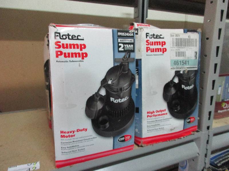 4 sump pumps