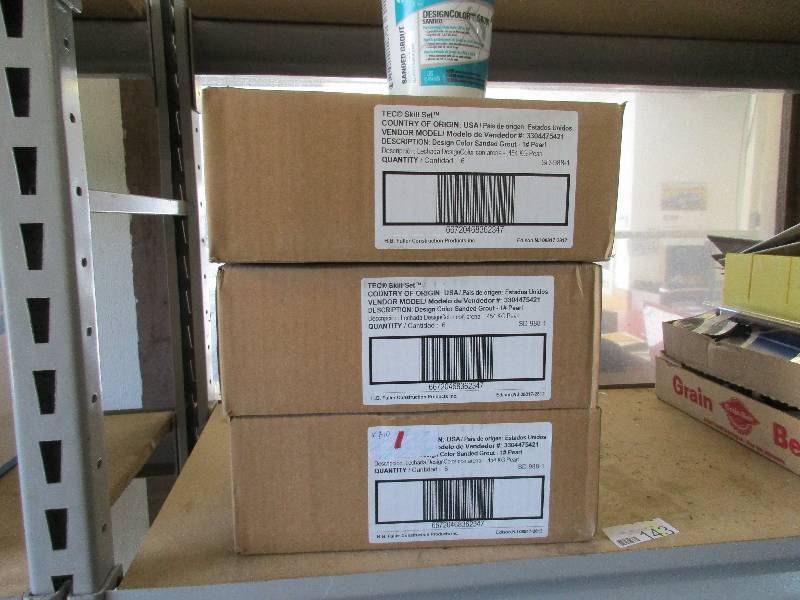 3 Boxes of Grout