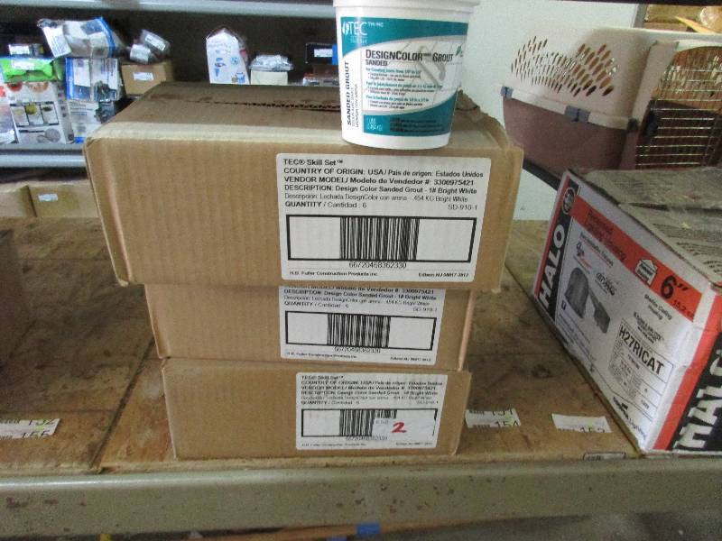 3 Boxes of Grout