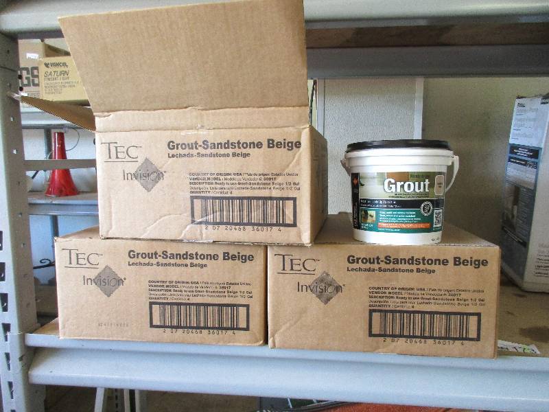3 Boxes of Grout