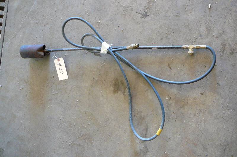 LP weed burner & hose