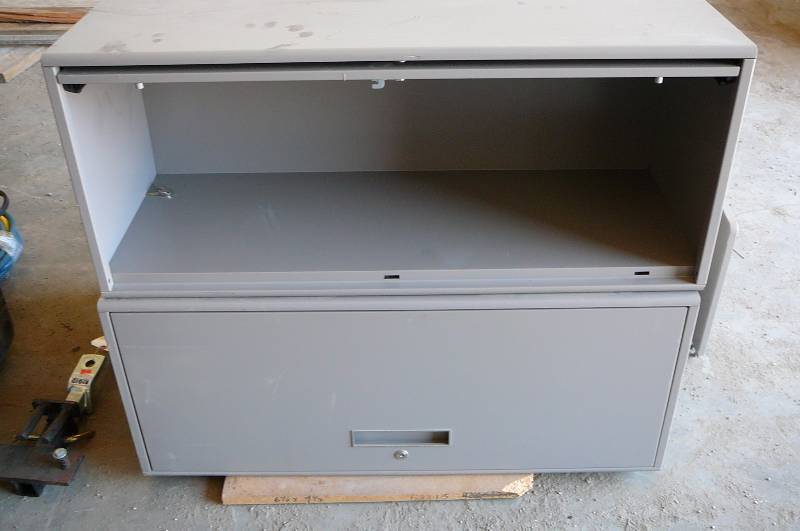 2 office storage shelves
