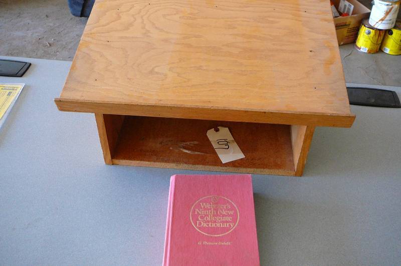 dictionary & podium