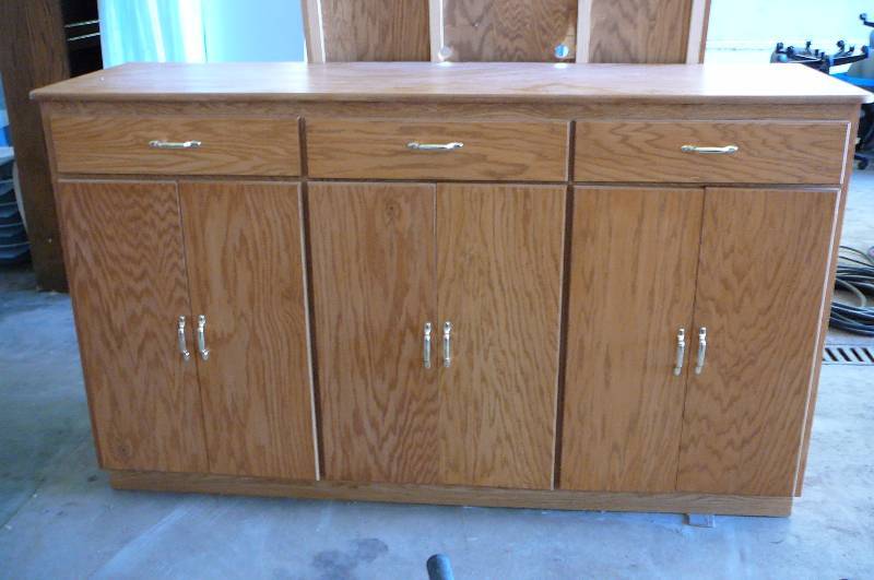 oak cabinet