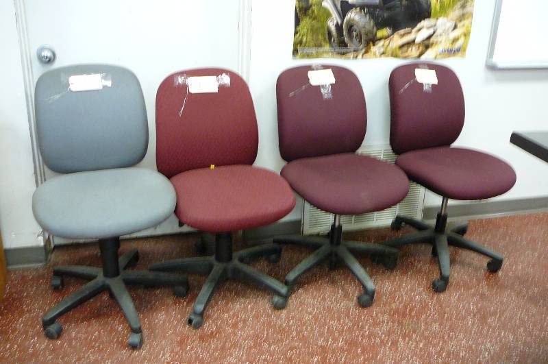 assorted office chairs