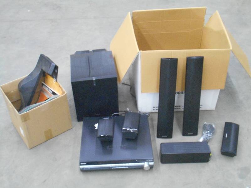 lot 62 image: Sony DVD Home Theatre System, No Re...