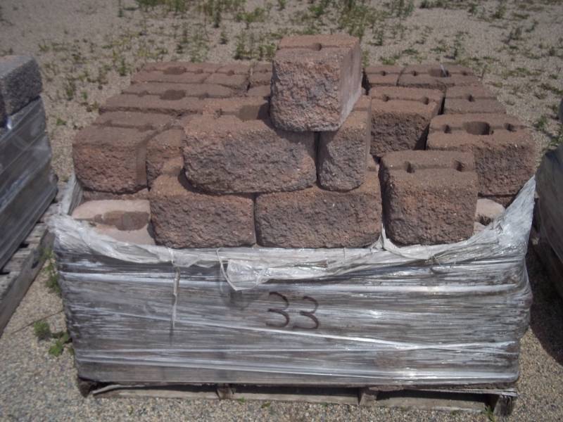 Country Manor Tumbled TanMahog 6Hx10D 5 face widths