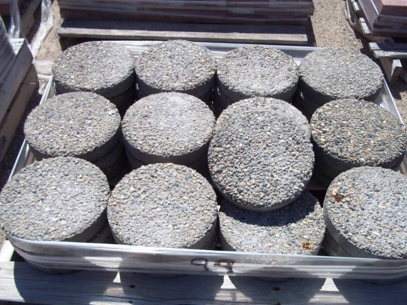 12 Round Exposed Agg. Stepping Stone