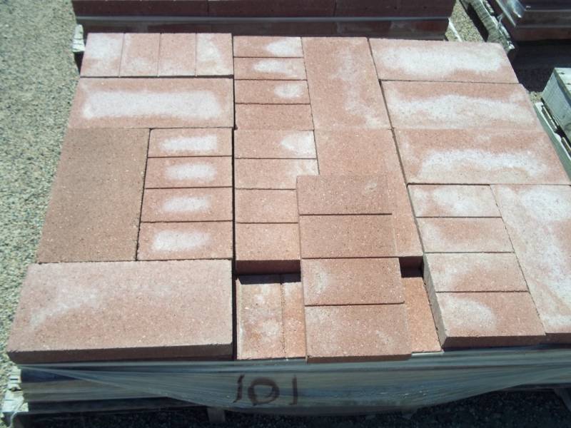 Patio Block Red 1 58Hx7 58Wx15 58L