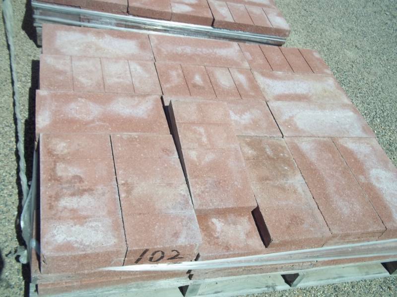 Patio Block Red 1 58Hx7 58Wx15 58L