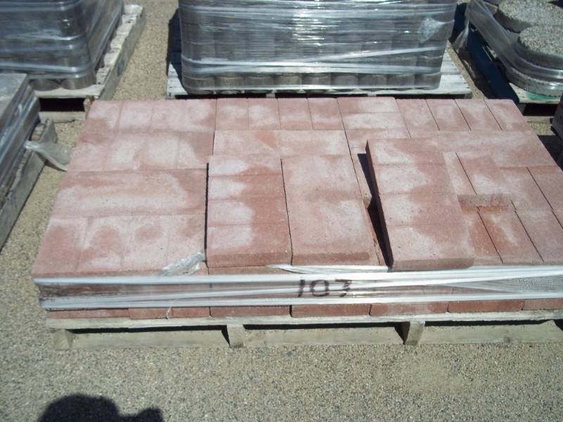 Patio Block Red 1 58Hx7 58Wx15 58L