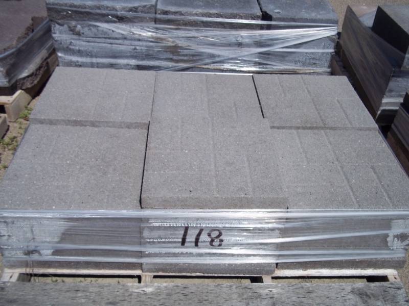 16 Square Brickface Gray - different thickness