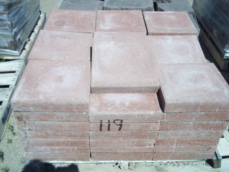 12 Square Smooth Red