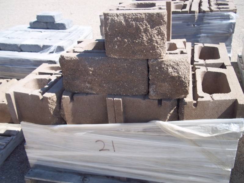 Century Wall Saddle 8H units 3 piece mix