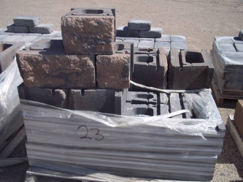 Century Wall TanCharcoal 8H units 3 piece mix