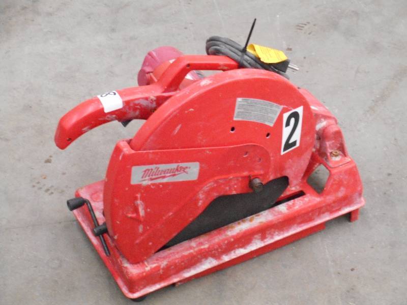lot 8 image: Milwaukee 14 Abrasive Cut-Off Saw,...