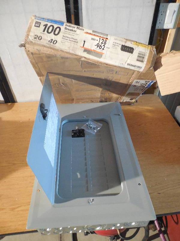100 Amp 20-Space 40-Circuit Type BR Main Breaker Load