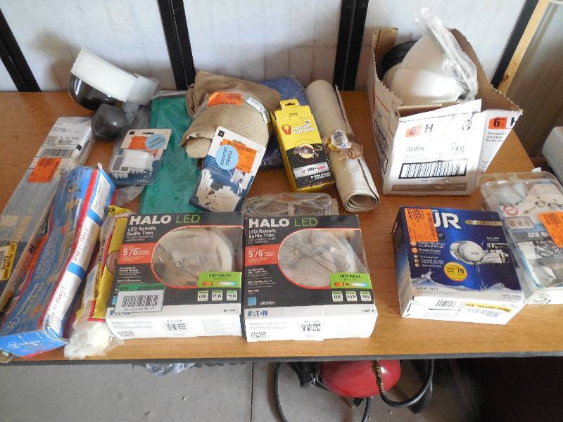 GRAB BOX OF MISC. HARDWARETOOLS