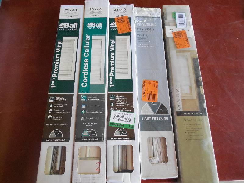 (5) BALI 1 ALUMINUM WINDOW BLIND LOT