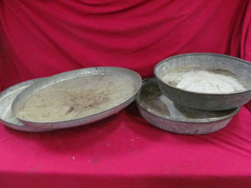Galvanized Feeder Pans