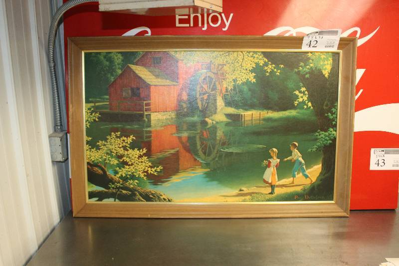 lot 42 image: Paul Detlefren Framed Wall Art