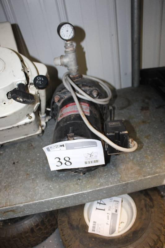 lot 38 image: Teel Water Systems Pump w Dayton Electric Motor
