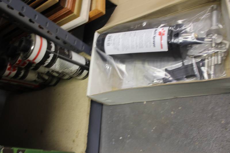 lot 116 image: Lot of (7) Cans of Wurtz Underbody Seal & (1) Sprayer - new.
