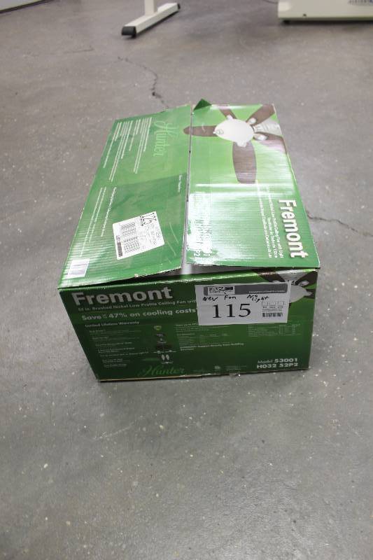 lot 115 image: Hunter Fremont Ceiling Fan