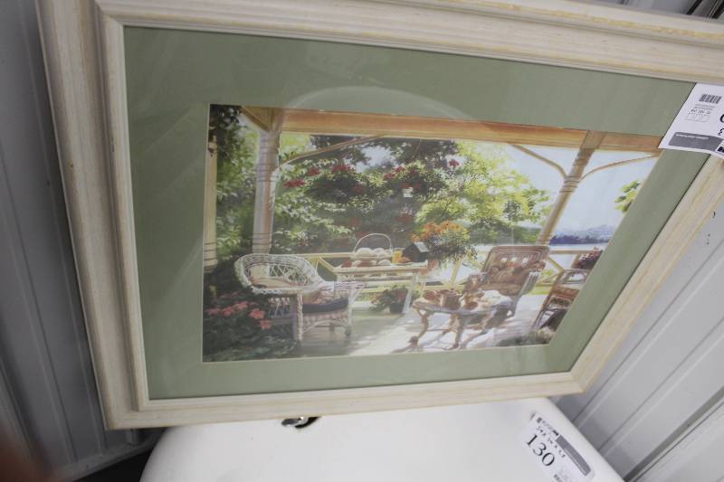 lot 128 image: Home Garden Party Framed Wall Art