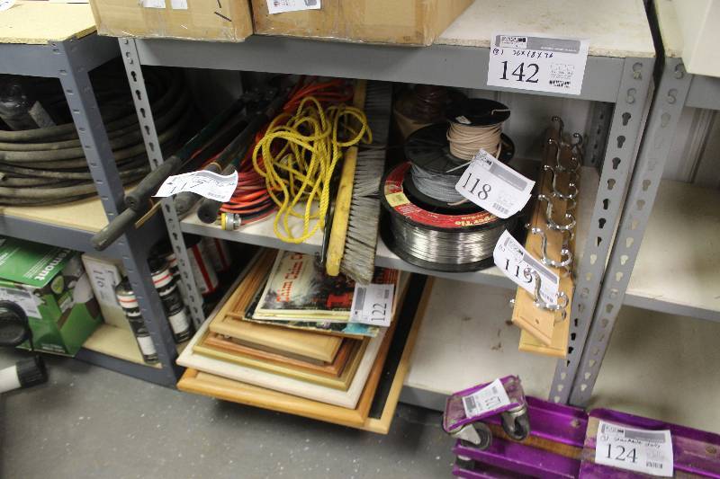 lot 142 image: Lot of (2) Adjustable Work Table w 2 Lower Shelves