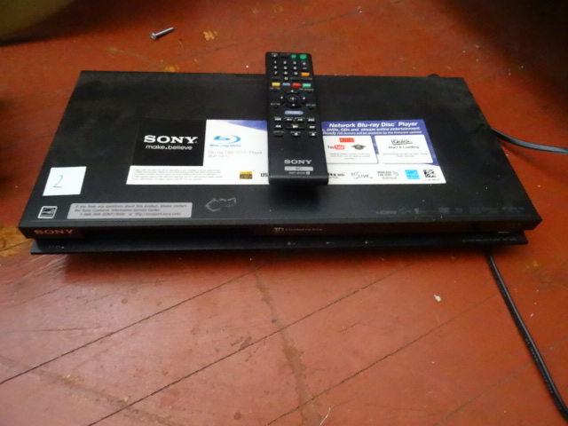 lot 2 image: Sony Blue Ray DVD Player BDP-S470