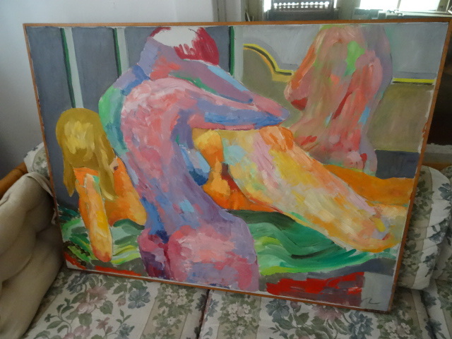 lot 24 image: Original Painting By Eliza Ellerd  39 X 29