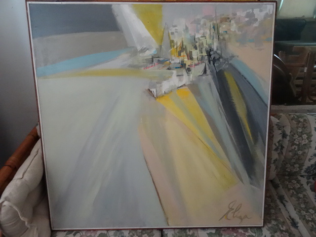 lot 28 image: Original Painting By Eliza Ellerd  37 X 37