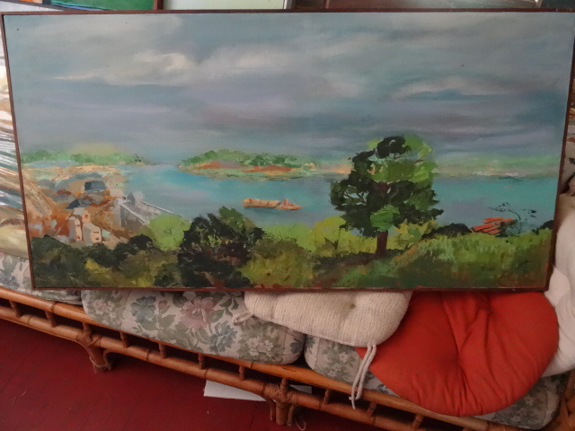 lot 36 image: Original Painting By Eliza Ellerd  49 X 25