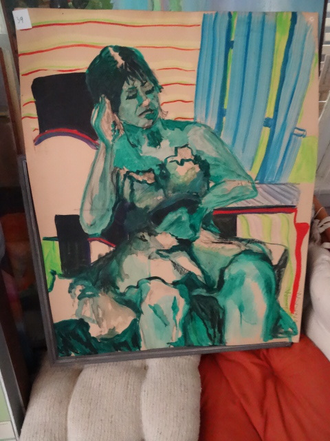 lot 39 image: Unframed Painting by Eliza Ellerd 23 X 29