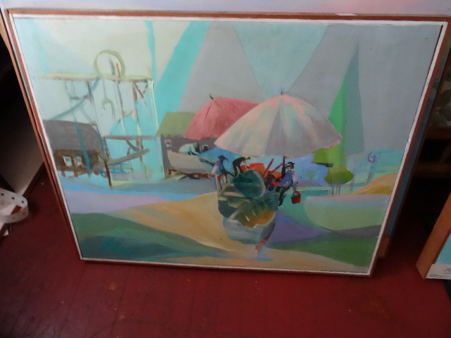 lot 52 image: Original Painting By Eliza Ellerd  29 X 33