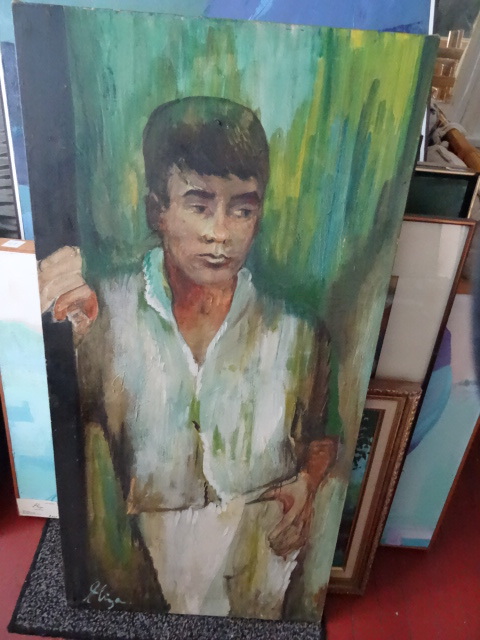 lot 56 image: Original Painting by Eliza Ellerd 20 X 40