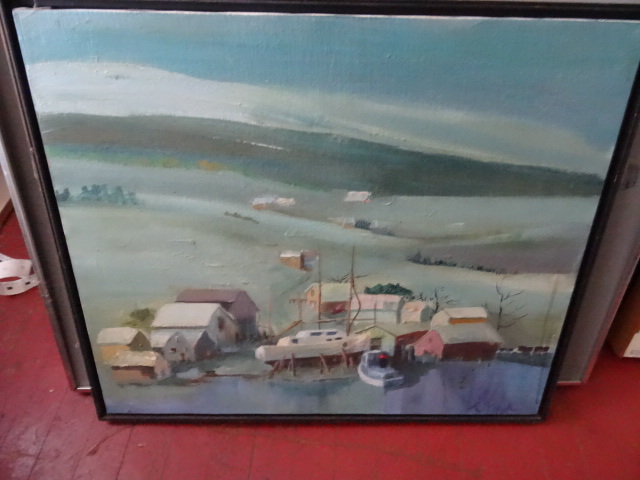 lot 57 image: Original Painting by Eliza Ellerd 25 X 21