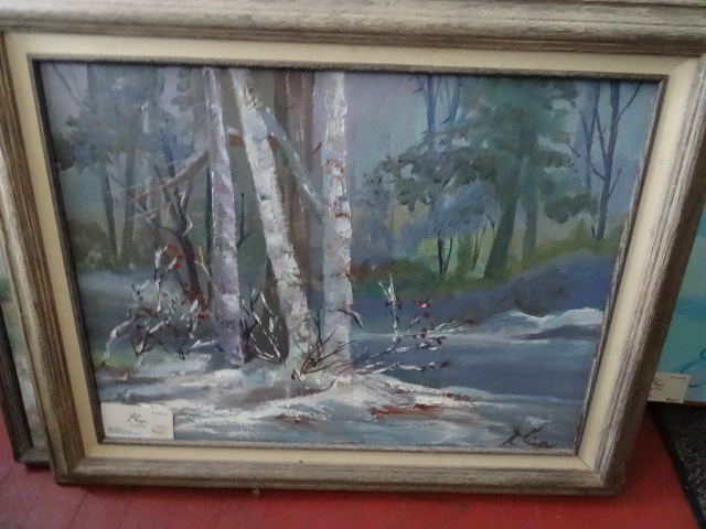 lot 61 image: Original Painting by Eliza Ellerd 29 X 24