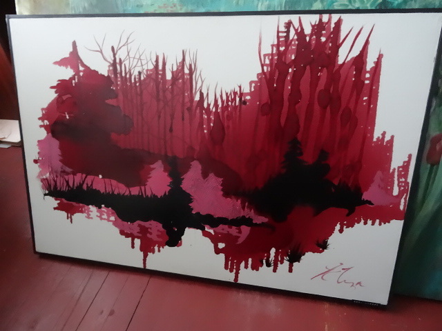 lot 67 image: Original Painting by Eliza Ellerd 37 X 25