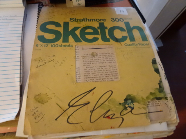 lot 78 image: Eliza Ellerd Sketch Book