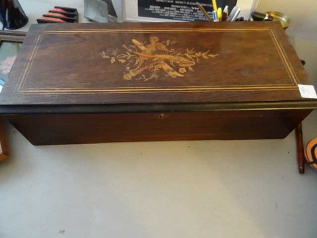 lot 83 image: Antique Music Box. There is no Markings