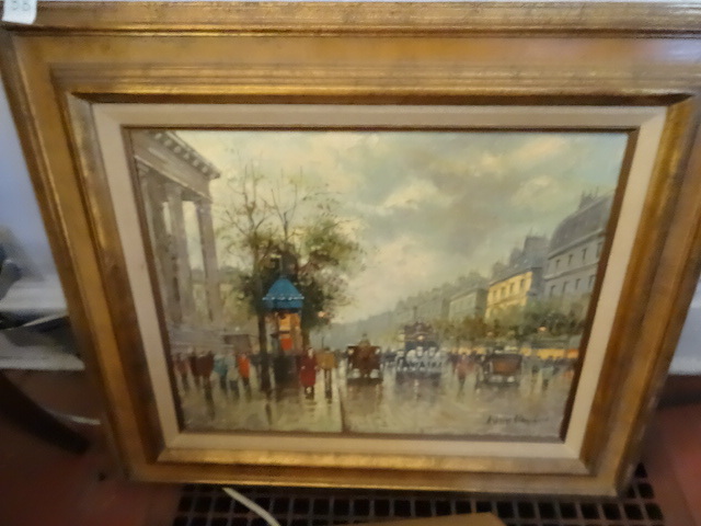 lot 88 image: Painting by Antoine Chard 29 X 25