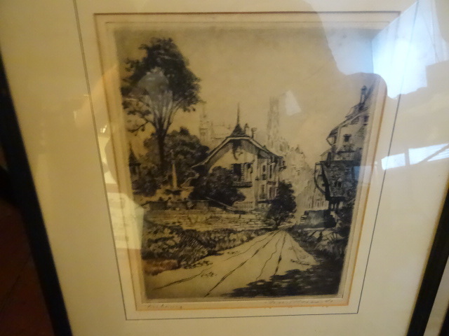 lot 92 image: Genuine Pierre Nuyttens Etching
