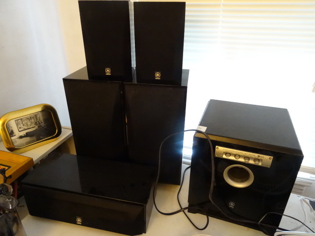lot 96 image: Yamaha Surround Sound Speaker Syst
