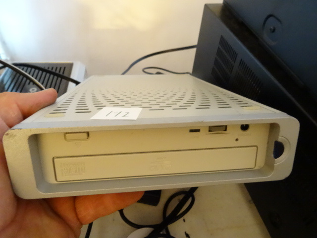 lot 112 image: Lacie d2 V and I DVD - RW Drive.